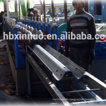 China Heibei Botou city automatic highway guardrail / crash barrier galvanized cold making machine